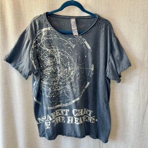 OG Magnolia Pearl Transparent Chart of the Heavens Tee Long Tag Rare